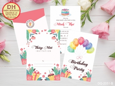 THIỆP SINH NHẬT 2051B THIỆP SINH NHẬT 2051B