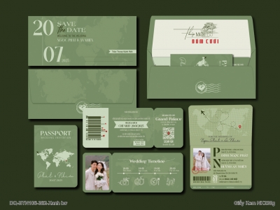 Thiệp Xanh Passport DQ-BTN106-362-XanhBo Thiệp Xanh Passport DQ-BTN106-362-XanhBo